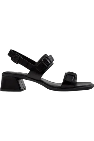 Camper High Heel Sandals, female, , Size: 11 US Leather Block Heel Sandals