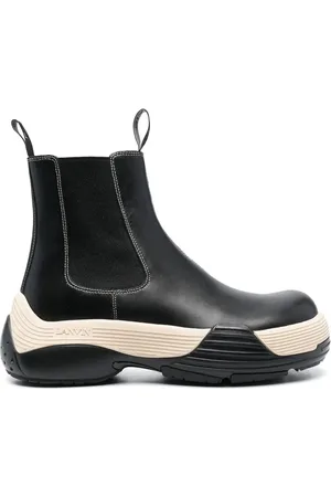Lanvin Chelsea Boots, male, , Size: 9 US Leather Ankle Boots