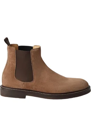 Brunello Cucinelli Chelsea Boots, male, , Size: 10 US Ankle Boots for Men