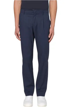 K-Way Straight Trousers, male, , Size: 2XL Stylish Pleated Casual Trousers