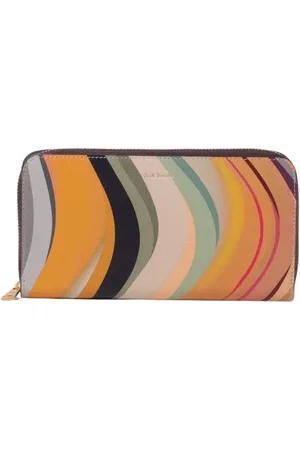 Paul Smith Wallets & Cardholders, female, , Size: ONE SIZE Colorful Swirl Leather Wallet