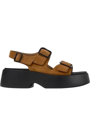 Camper Flat Sandals, female, , Size: 6 US Platform Sandals with Buckle Closure