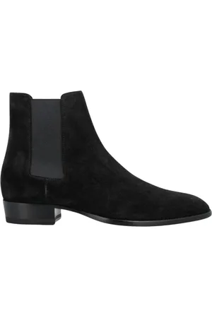 Saint Laurent Chelsea Boots, female, , Size: 13 1/2 US Suede Chelsea Ankle Boots