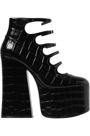 Marc Jacobs Pumps, female, , Size: 9 US Croc Leather Buckle Heels