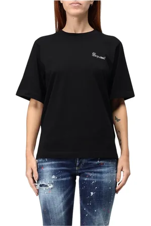 Dsquared2 T-Shirts, female, , Size: XS White Relaxed Fit T-Shirt