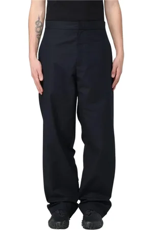 Jil Sander Wide Trousers, male, , Size: L Cotton Straight Leg Pants