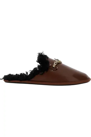 Stella McCartney Mules, female, , Size: 11 US Shearling Leather Mules
