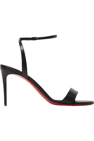 Christian Louboutin High Heel Sandals, female, , Size: 11 US Heeled AnkleStrap Sandals