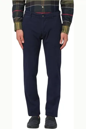 RE-HASH Chinos, male, , Size: W36 Navy Regular Fit Chinos Pants