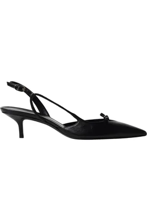 Stuart Weitzman Pumps, female, , Size: 9 1/2 US Leather Kitten Heel Pumps