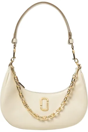 Marc Jacobs Shoulder Bags, female, , Size: ONE SIZE White Leather Chain Shoulder Bag