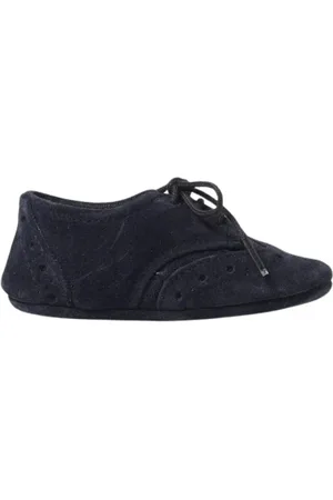 Il gufo Shoes, male, , Size: 18 EU Suede LaceUp Kids Flats