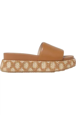 Liu Jo Sliders, female, , Size: 8 US Raffia Platform Slide Sandals