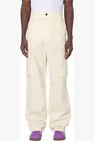 Msgm Straight Trousers, male, , Size: M Wide Leg Cargo Pants