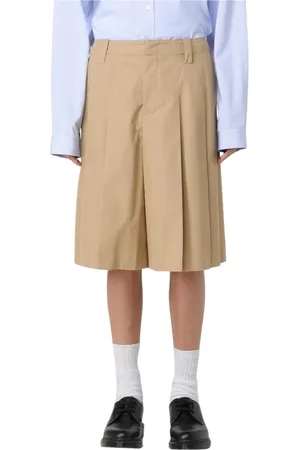 AMBUSH Casual Shorts, male, , Size: L Pleated Cotton Shorts