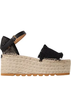 Stella McCartney Wedges, female, , Size: 7 US Platform Wedge Sandals