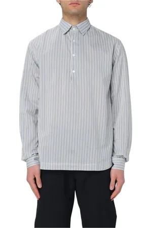 BARENA Casual Shirts, male, , Size: XL Grey Polo Shirt Classic Style