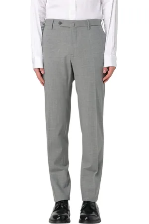 Incotex Suit Trousers, male, , Size: M Slim Fit Grey Pants