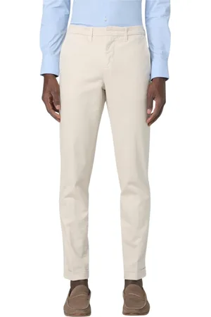 FAY Chinos, male, , Size: W32 Versatile Beige Chinos Trousers