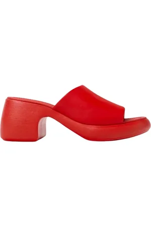 Camper Heeled Mules, female, , Size: 9 US Chunky Heel Sandals