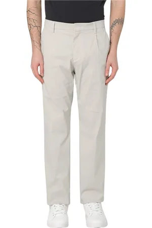 K-Way Straight Trousers, male, , Size: L Stylish Blue Casual Pants