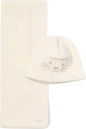 Il gufo Sets, unisex, , Size: ONE SIZE Cute Cat Face Hat Scarf Set