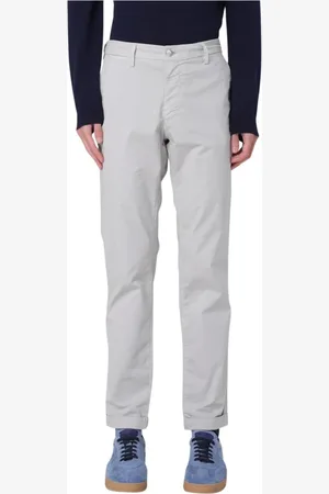 RE-HASH Chinos, male, , Size: W33 Blue Casual Chinos Pants Comfortable