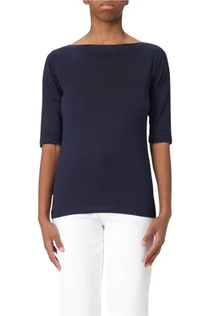 Dondup T-Shirts, female, , Size: XL Boat Neck Top for Women