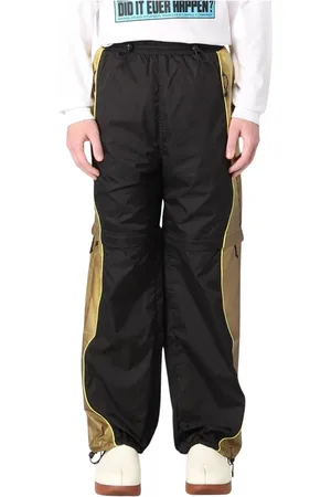 Brain Dead Wide Trousers, male, , Size: M Red Cargo Pants for Men