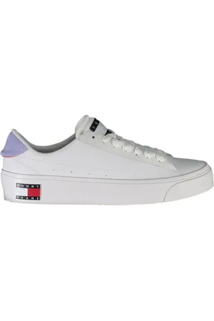 Tommy Hilfiger Sneakers, female, , Size: 9 US Sporty Lace-Up Sneakers with Logo Detail