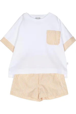 Il gufo Sets, female, , Size: 8 Y White Girl Complete Outfit