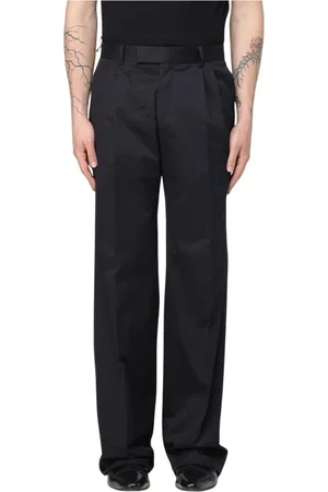 Karl Lagerfeld Straight Trousers, male, , Size: XL Pleated Trousers