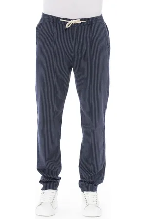 BALDININI Straight Trousers, male, , Size: W32 Chino Pants with Drawstring Closure