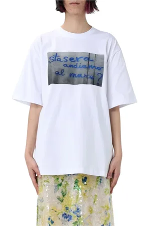 Msgm T-Shirts, female, , Size: M Graphic Print Tee