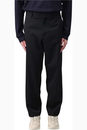 Jil Sander Straight Trousers, male, , Size: L Classic Relaxed Fit Trousers