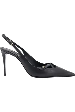 Dolce & Gabbana Pumps, female, , Size: 8 1/2 US Leather Slingback Heels