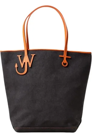 J.W.Anderson Tote Bags, female, , Size: ONE SIZE Orange Canvas Tote Bag