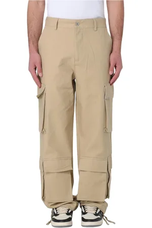 Represent Straight Trousers, male, , Size: S MultiPocket Cargo Pants Stylish Design