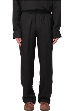 Msgm Straight Trousers, male, , Size: L Modern Trousers