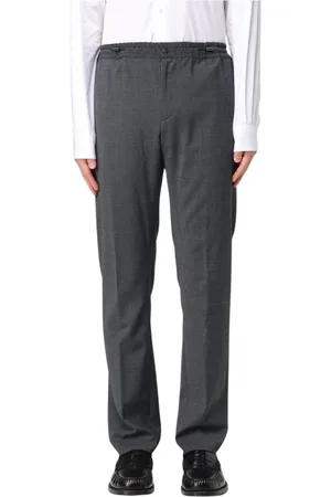 PT Torino Straight Trousers, male, , Size: XL Grey Drawstring Trousers