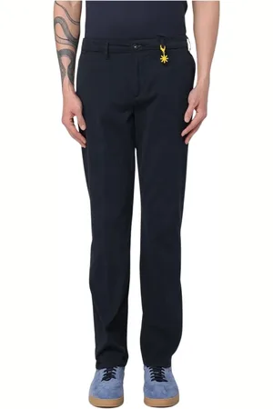 Manuel Ritz Chinos, male, , Size: S Elegant Beige Chinos with Unique Detail