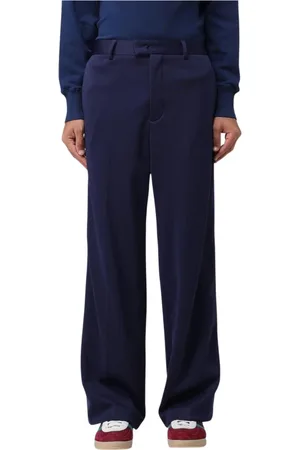 Msgm Wide Trousers, male, , Size: M Wide Leg Pants for Men