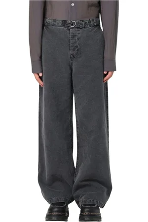 OUR LEGACY Wide Trousers, male, , Size: M Wide Leg Denim Pants
