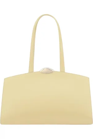 BENEDETTA BRUZZICHES Shoulder Bags, female, , Size: ONE SIZE Champagne Leather Shoulder Bag Tote