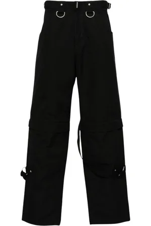 Givenchy Straight Trousers, male, , Size: L Cargo Pants with Adjustable Buckle