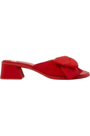 Camper Heeled Mules, female, , Size: 9 US Low Heel Bow Mule Sandals