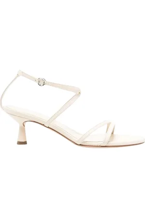 Aeyde High Heel Sandals, female, , Size: 7 US Elegant Cream Heeled Sandals