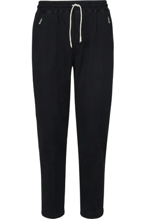 ELEVENTY Straight Trousers, male, , Size: XL Silk and Cotton Drawstring Trousers