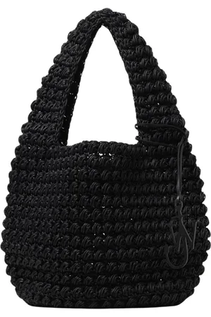 J.W.Anderson Shoulder Bags, female, , Size: ONE SIZE Yellow Crochet Anchor Shoulder Bag