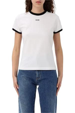 Msgm T-Shirts, female, , Size: S Classic Polo Shirt